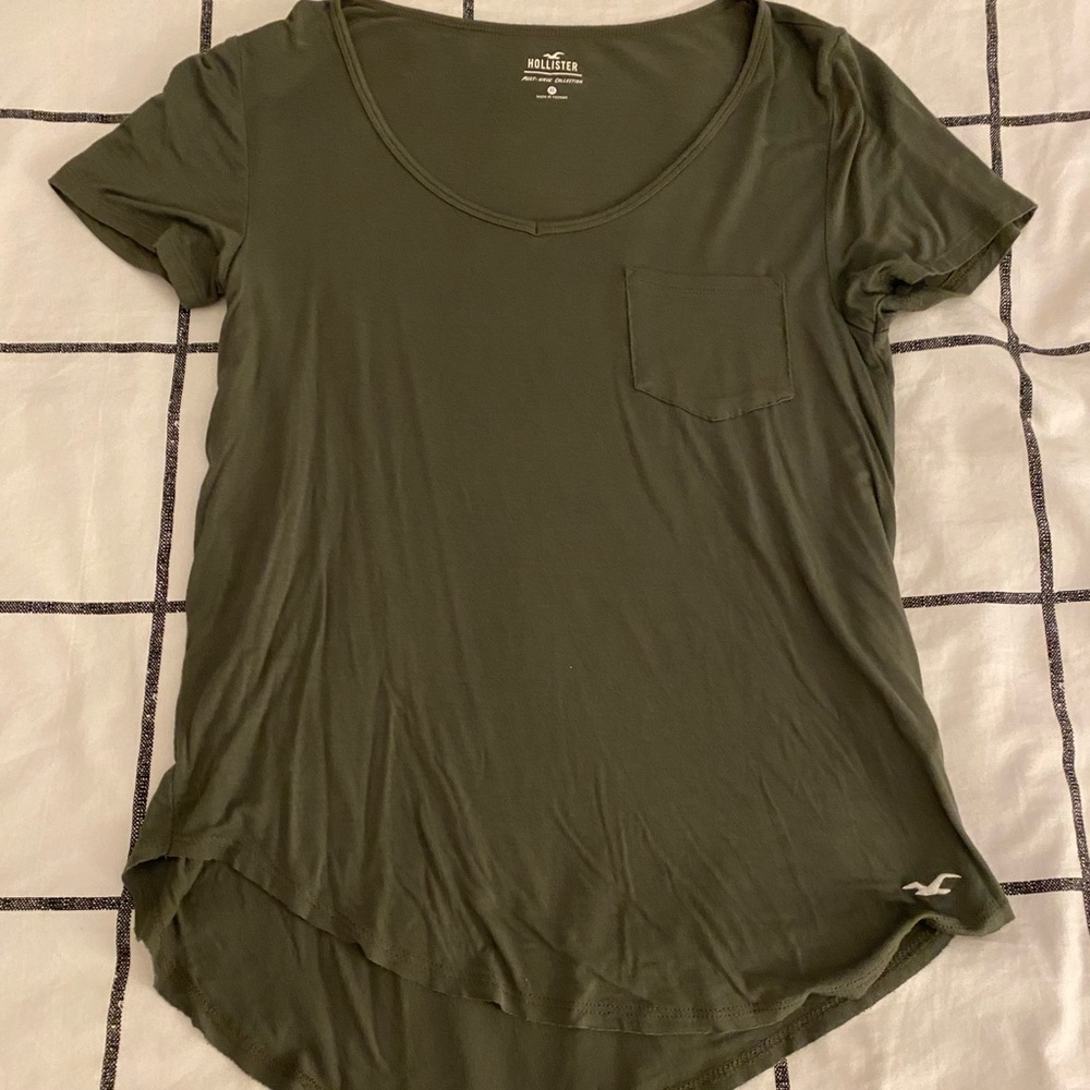 Green Hollister Tee